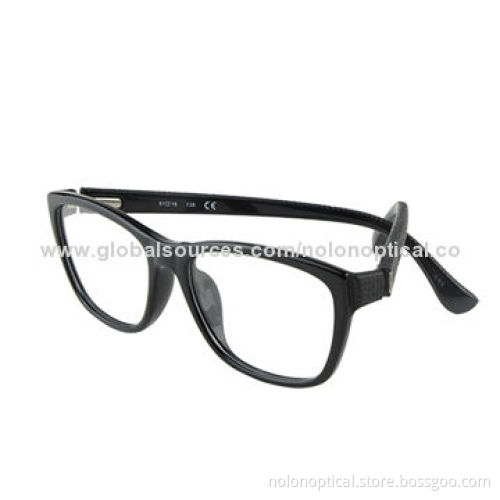 Forever Black Acetate Reading Glasses, Classic Black Frame